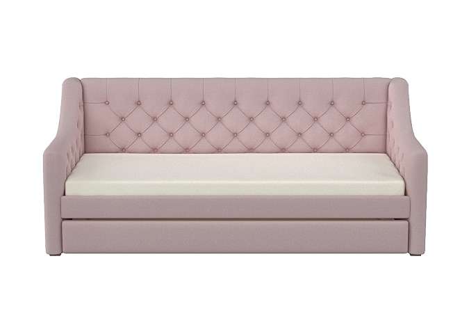 Диван-кровать Elit Soft спальное место 90х200 розового цвета