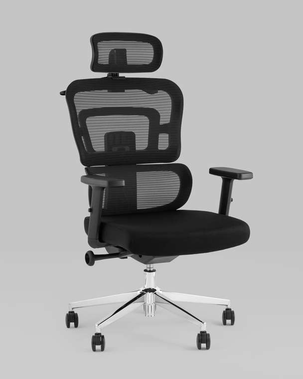 Кресло офисное Top Chairs Techno черного цвета