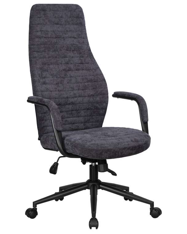 Офисное кресло для руководителей Loki антрацитового цвета