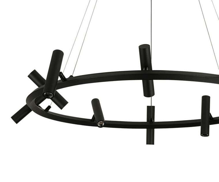 Люстра Верония черный d100 h150 Led 10*3W (4000K)