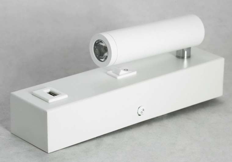 Бра для чтения светодиодное с выключателем и USB-портом Lussole LGO Cozy LSP-8240