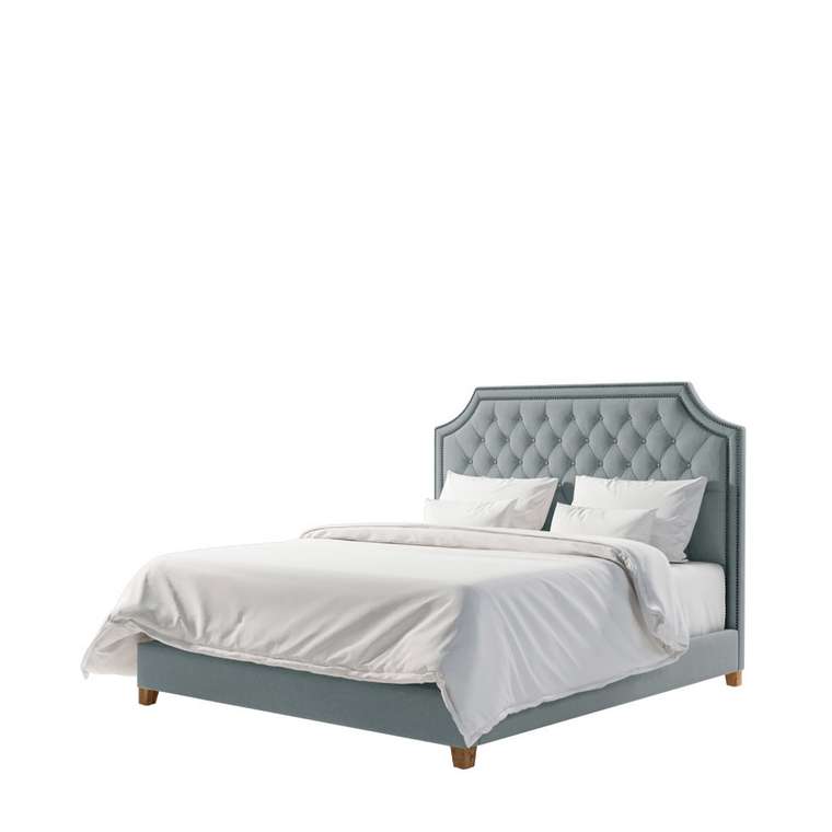 Кровать Montana King Size серого цвета 180х200