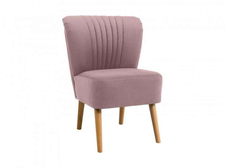 Кресло Barbara пыльно-розового цвета