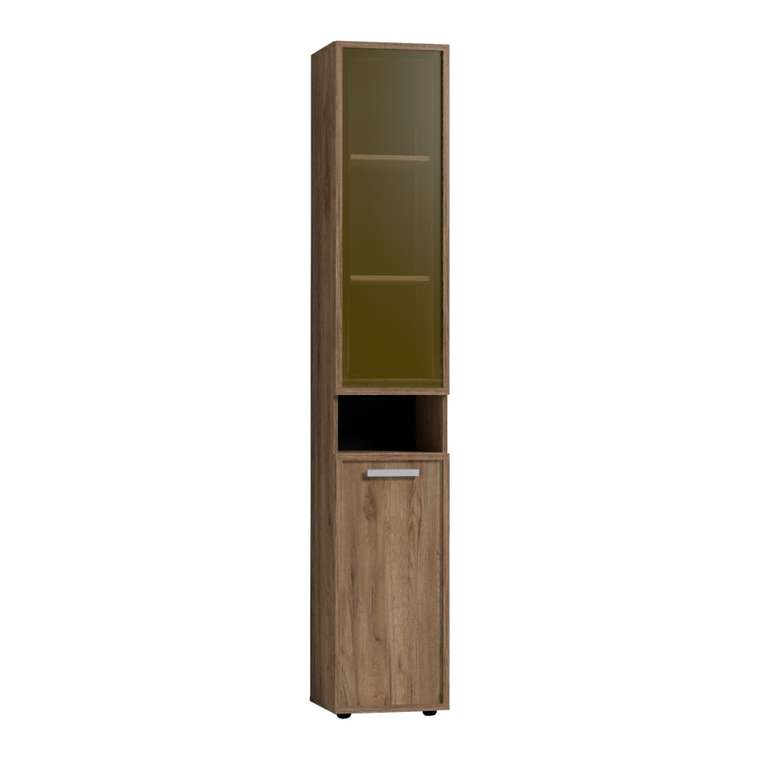 Высокий шкаф для хранения Nature коричневого цвета