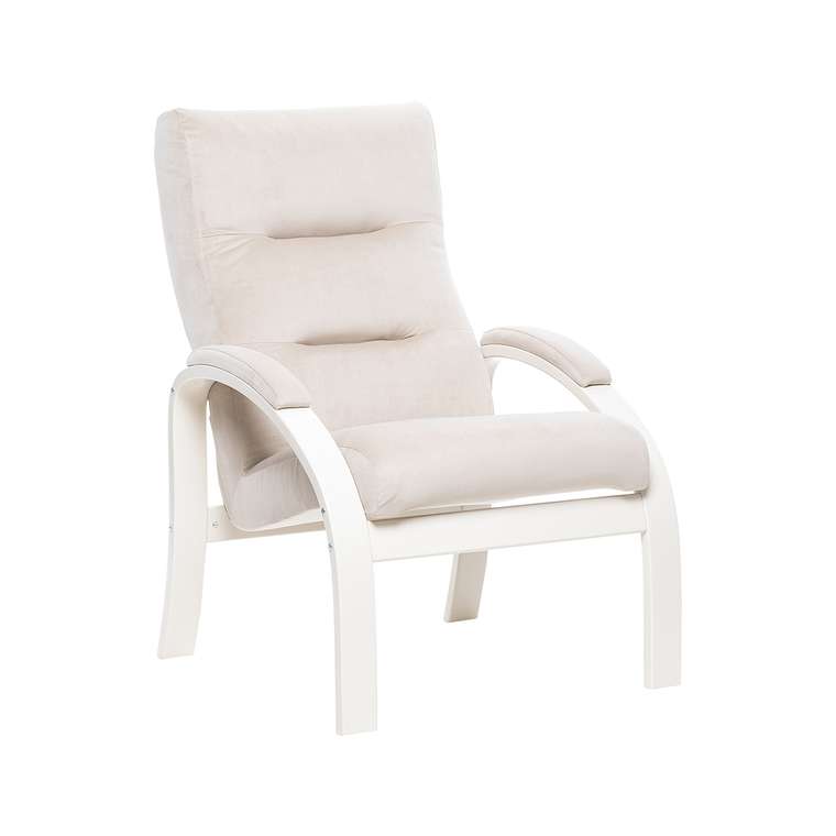 Кресло Лион молочного цвета