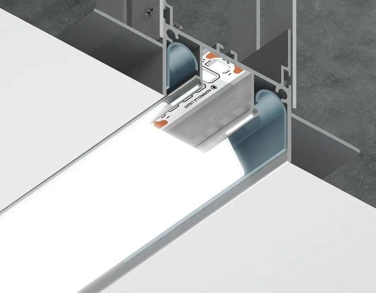 Профиль для ленты Alum Profile GP4000AL (алюминий, цвет серебро)