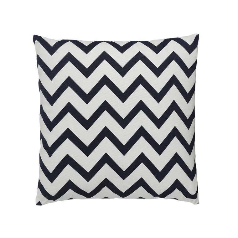 Подушка декоративная Chevery 45х45 черно-белого цвета