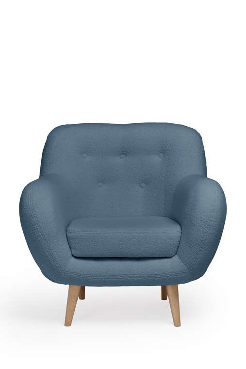 Кресло Элефант голубого цвета
