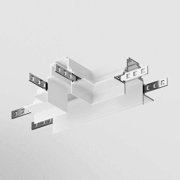 Комплектующие для встраиваемой трековой системы Technical TRA010CT-42W Accessories for tracks Gravity Магнитная трековая система 35мм GRAVITY