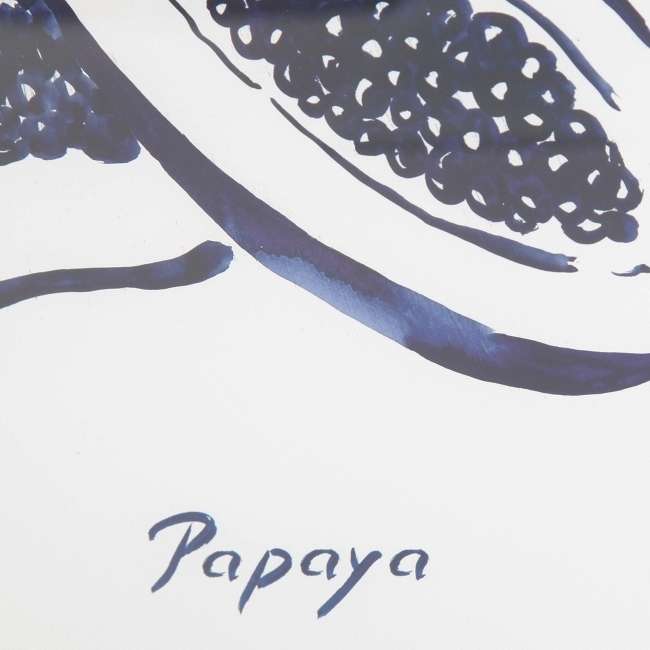 Квадратный постер Blue Papaya в раме 