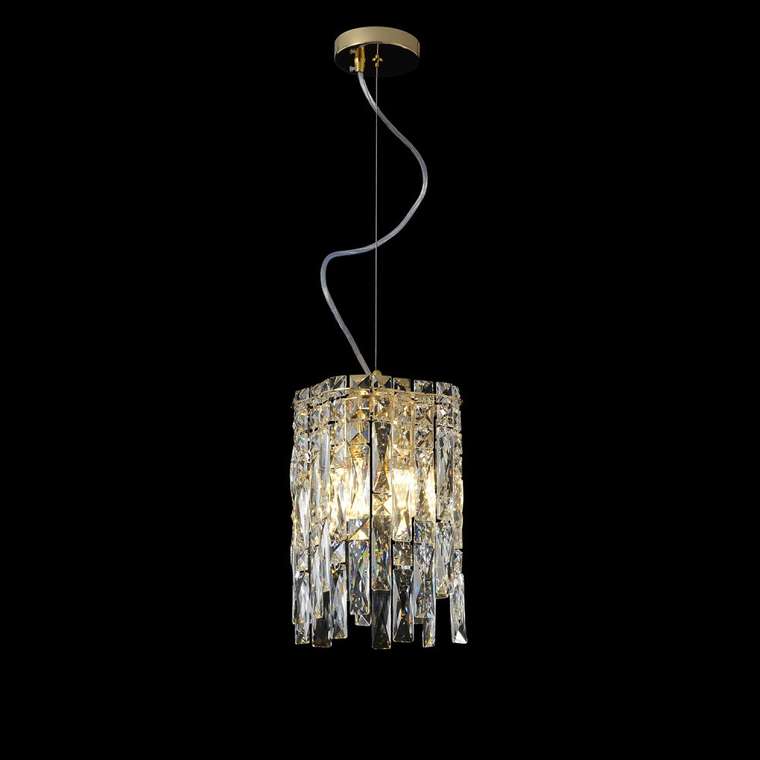 Подвесной светильник хрусталь Crystal Lux ABRIL SP2 GOLD