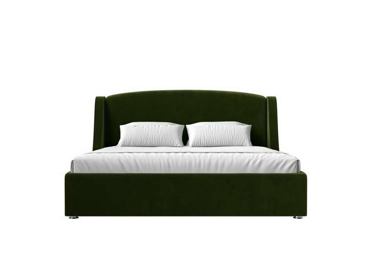 Кровать Лотос 180х200 зеленого цвета с подъемным механизмом