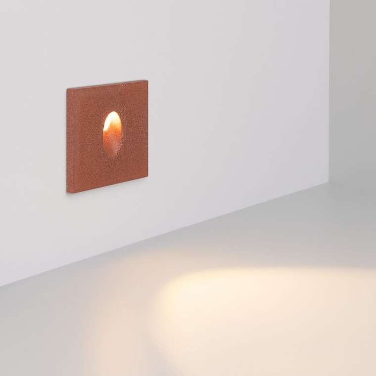 Подсветка для лестниц и ступеней Tie 051051 (бетон, цвет красный)