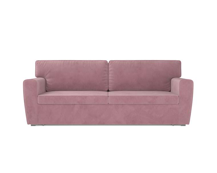 Прямой диван-кровать Оскар пудрового цвета