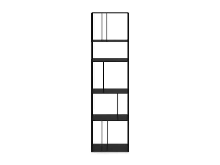 Стеллаж Shelf узкий черного цвета
