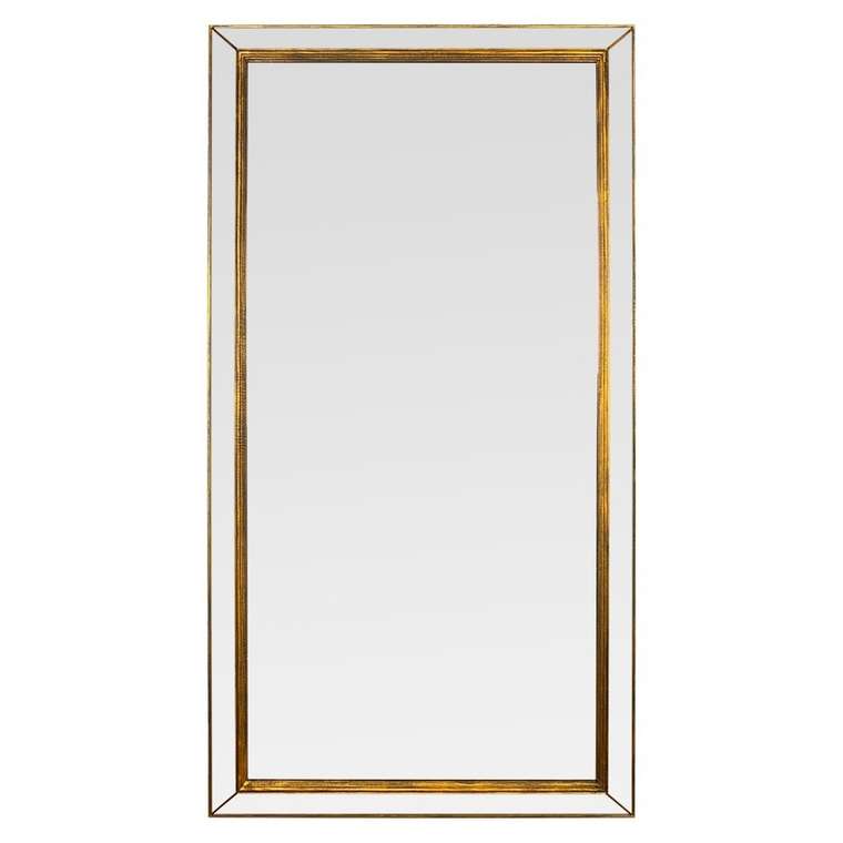 Напольное зеркало Miriada Gold в раме золотого цвета 