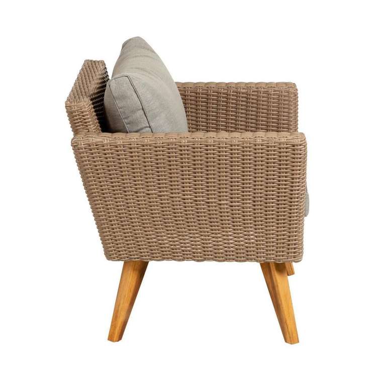 Плетенное кресло Sumie armchair с подушками