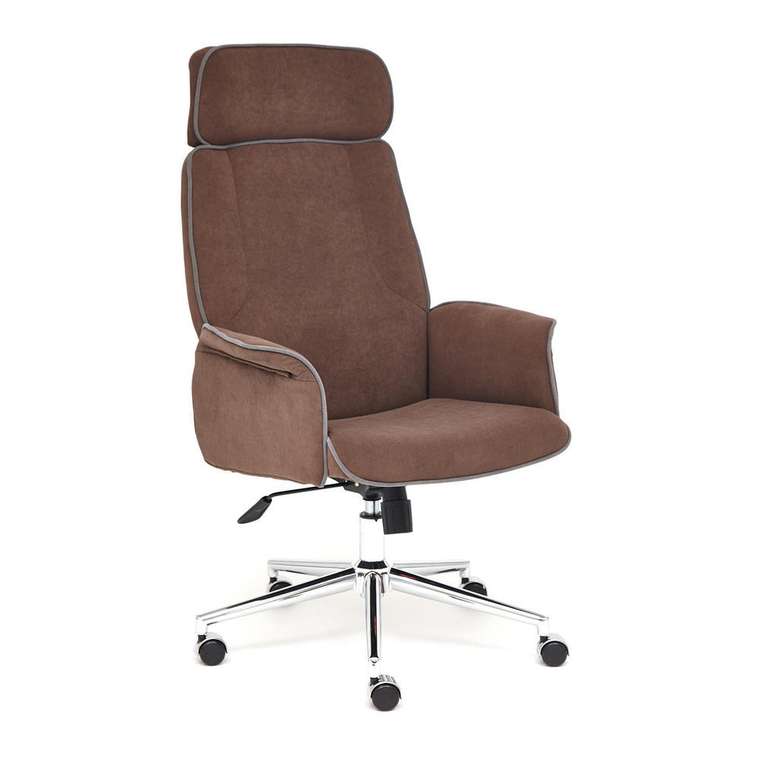 Кресло офисное Charm коричневого цвета