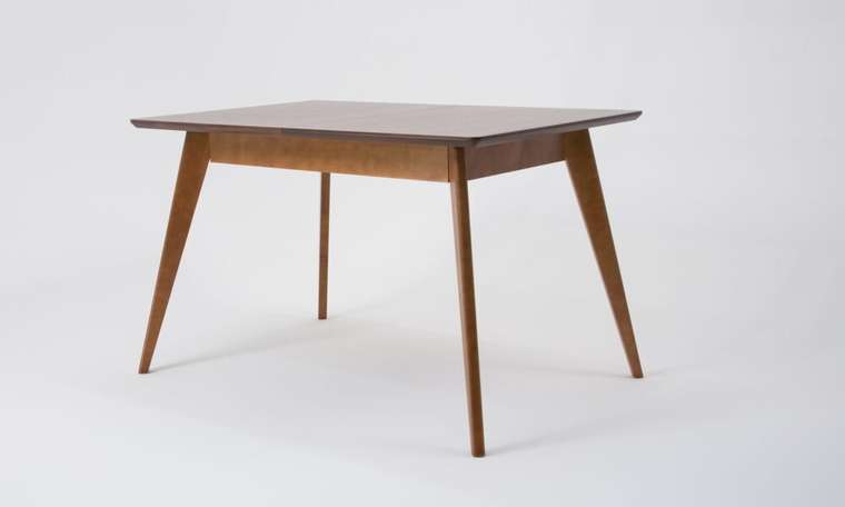 Стол раздвижной обеденный Сканди коричневого цвета