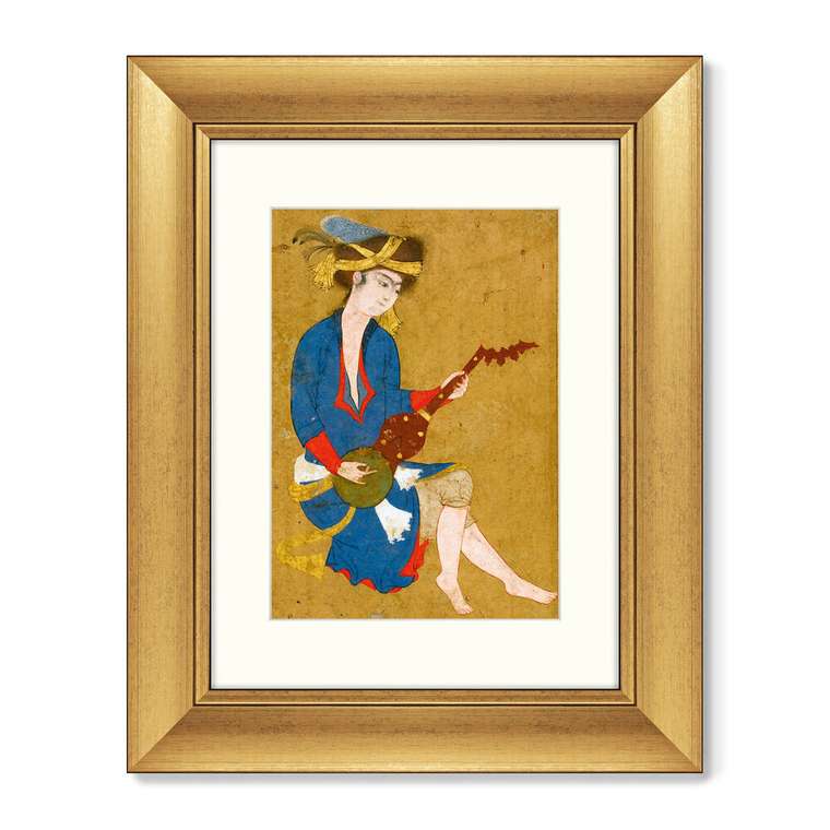 Набор из двух картин Пилигрим из Мешхеда Персия 1598 г.