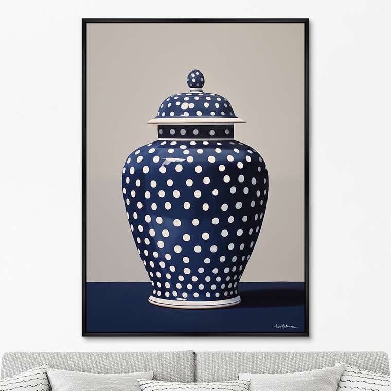 Репродукция картины Porcelain vase No 2, 2024г.