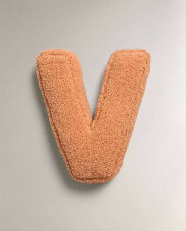 Детская подушка Letter v