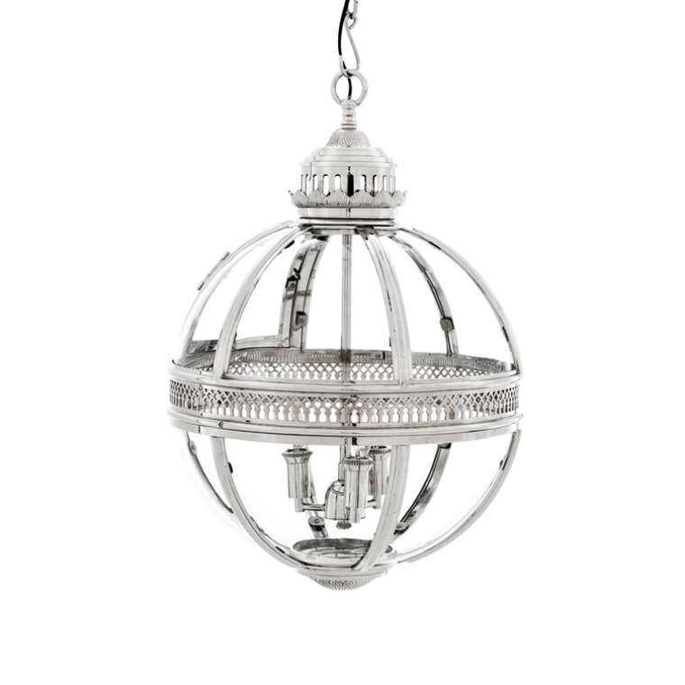Подвесной светильник Eichholtz Lantern из металла и прозрачного стекла