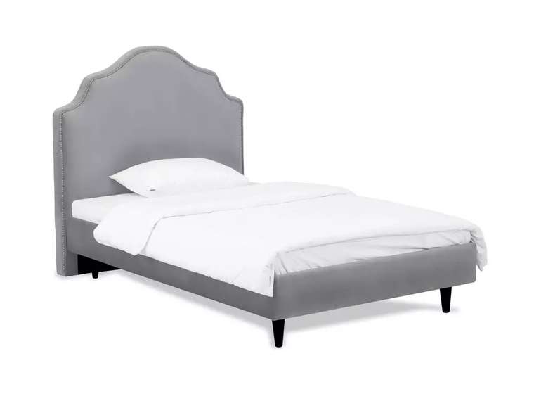 Кровать Princess II L 120х200 серого цвета