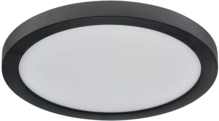 Потолочный светильник Sonex Nebula Black 7788/18L пластик/белый/черный LED 18Вт 3000/4000/6500К CCT/датчик движения