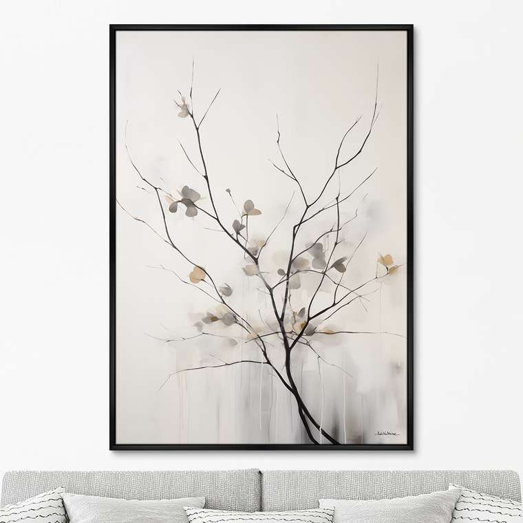 Репродукция картины Branches, autumn colors, No 1, 2024г.