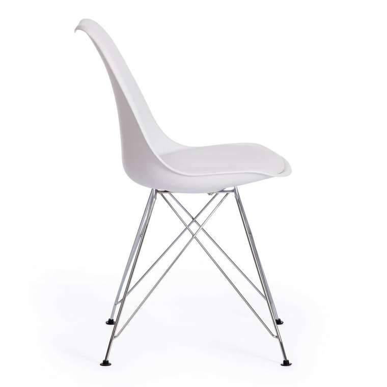 Стул Tulip Iron Chair белого цвета