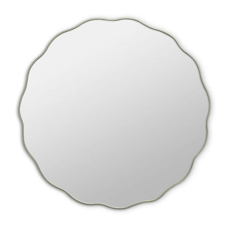 Настенное зеркало Fancy M 60х60 серебряного цвета