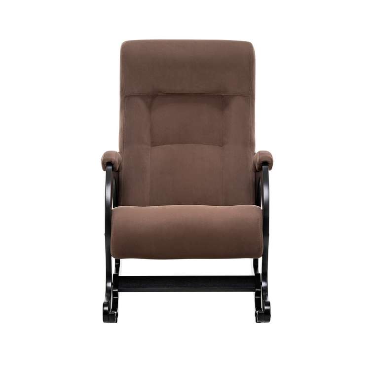 Кресло-качалка Модель 44 коричневого цвета