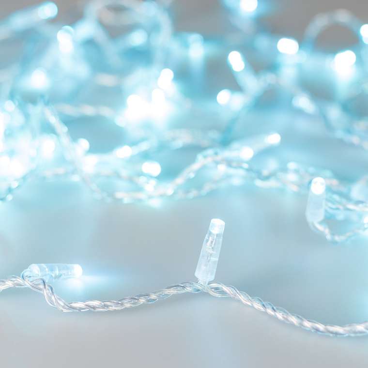 Светодиодная гирлянда ARD-STRING-CLASSIC-10000-CLEAR-100LED-STD Azure (230V, 7W) (Ardecoled, IP65) 025819
