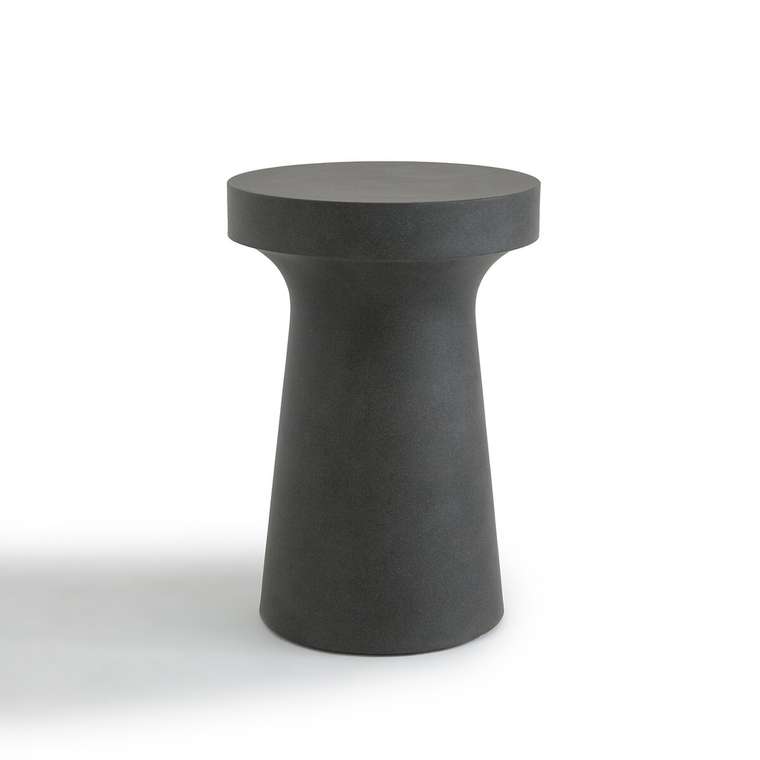 Стол на ножке для сада Bello серого цвета