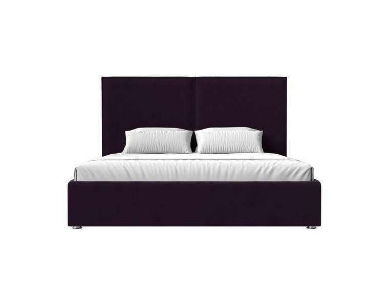 Кровать Аура 200х200 черного цвета с подъемным механизмом 