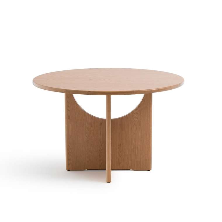 Стол обеденный из дуба Minimal бежевого цвета