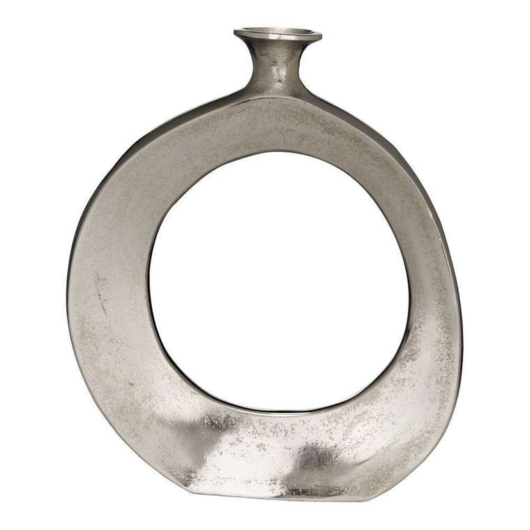 Декоративная ваза Ankarefo серебристого цвета