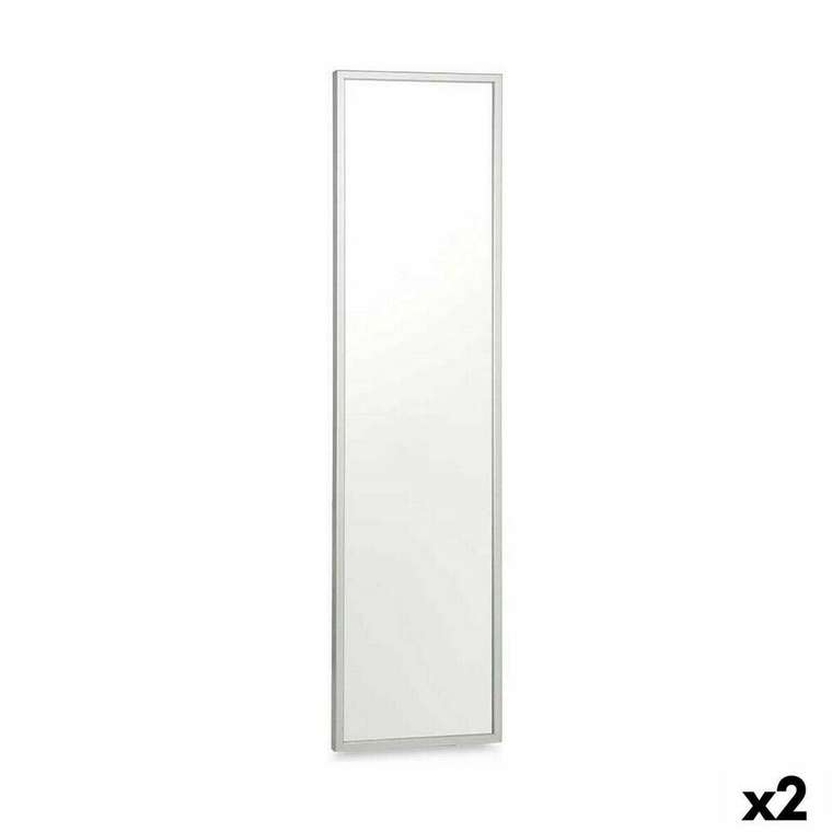Настенное зеркало 82705 Серебристый 30 x 120 cm Прямоугольный (2 штук)
