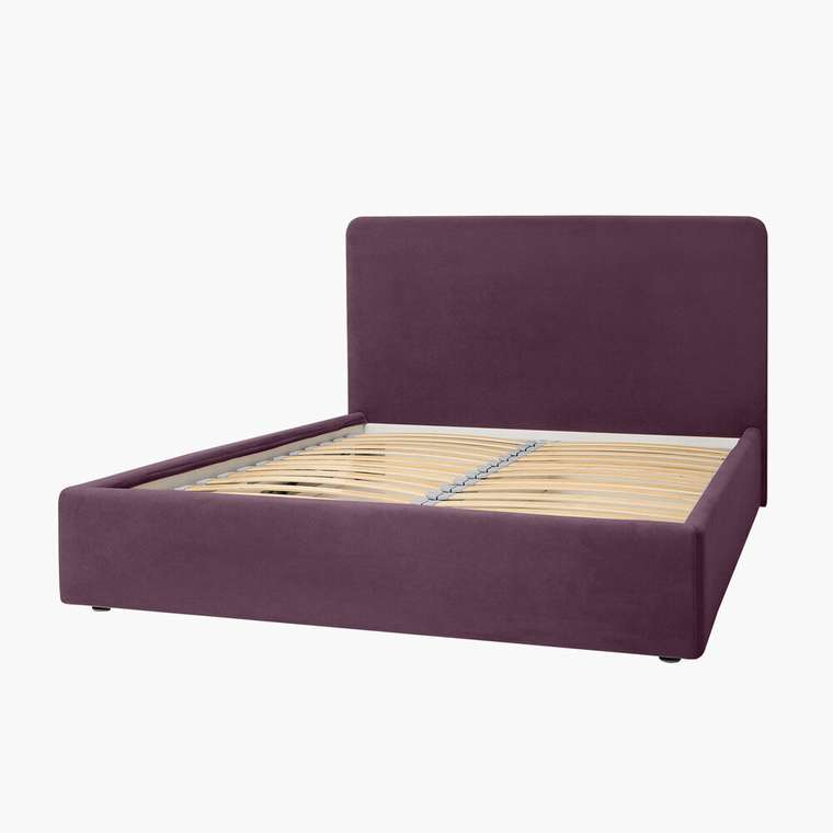Кровать Cozy 180х200 фиолетового цвета с подъёмным механизмом
