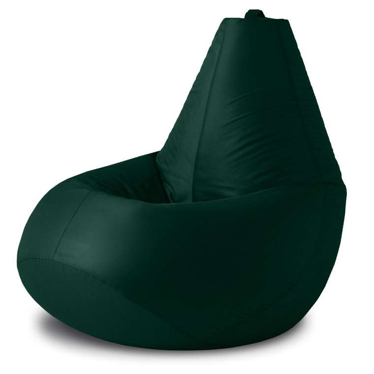 Кресло-мешок груша XХХL-Стандарт темно-зеленого цвета