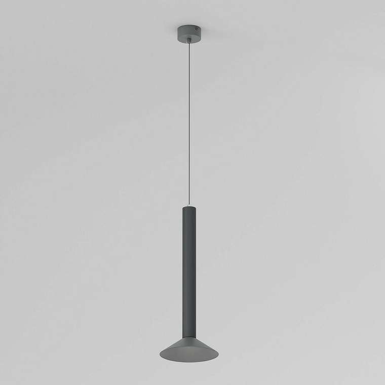 Светильник подвесной светодиодный Fest 7W 3000K графит 50315 LED