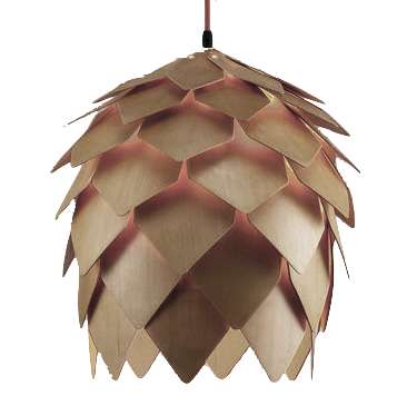 Подвесной светильник Crimea Pine Cone natural wood D50