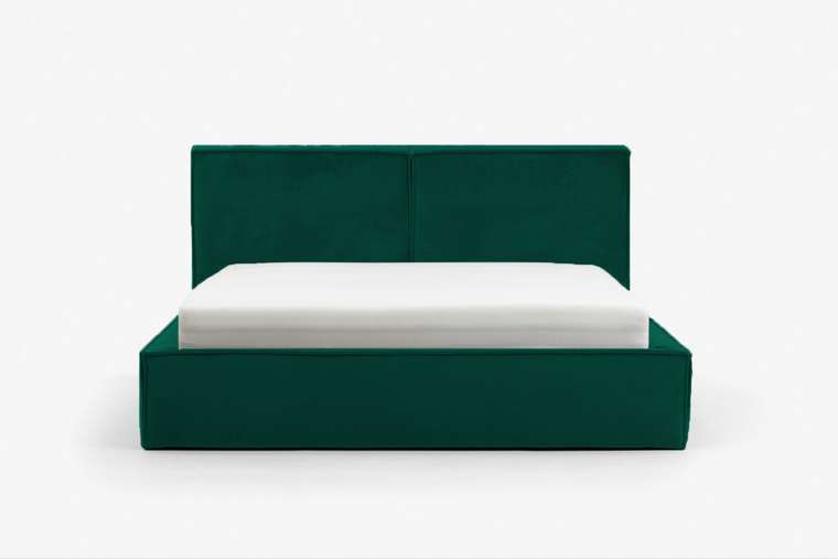 Кровать с подъемным механизмом Loft 180х200 зеленого цвета