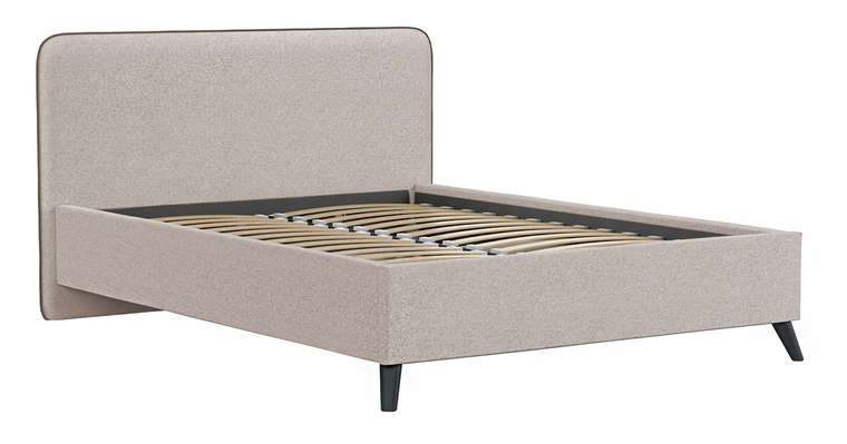 Кровать без подъемного механизма Милана 180х200 песочного цвета