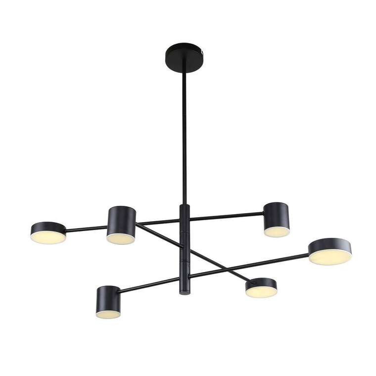 потолочная люстра Ducan  металл, акрил 3*LED*5W + 3*LED*7W, 1464LM, 4000K, included