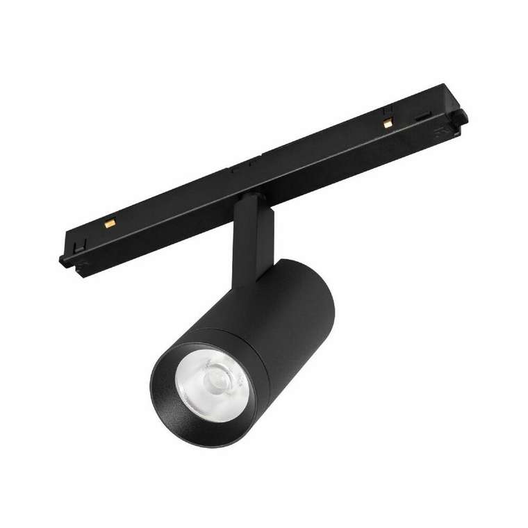 Трековый магнитный светильник Arlight MAG-ORIENT-SPOT-R45-12W Warm3000 (BK, 36 deg, 48V) 053717