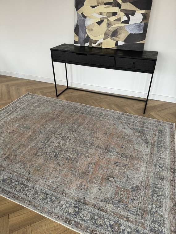 Ковер Soho Queens 280х400 бежево-синего цвета