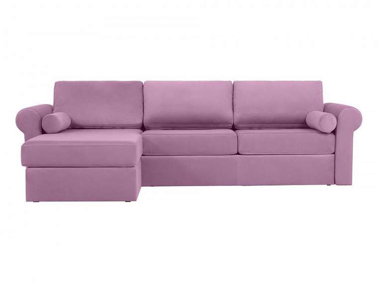 Угловой диван-кровать Peterhof лилового цвета