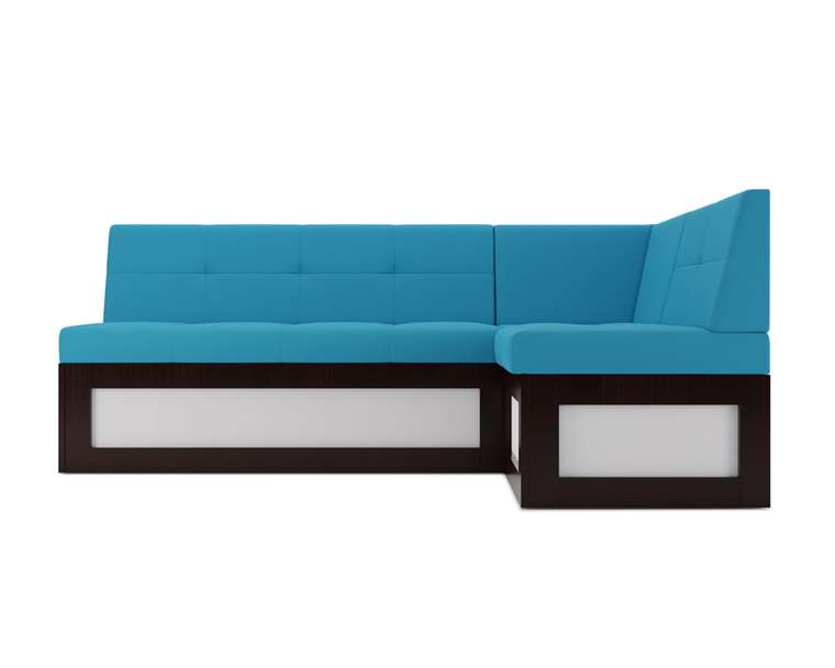 Угловой диван-кровать Нотис М светло-синего цвета правый угол